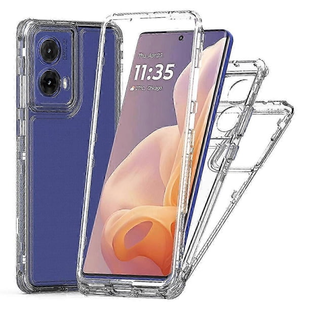 Motorola Moto G85 5G Case, S50 Neo 5G Clear Phone Cover, Anti-Scratch Acrylic TPU Protective Case