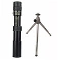 thumbnail image 4 of LNGOOR Portable Refractor Telescope with Equatorial Mount for Outdoor Use Black 10-300 Times X 40mm, 4 of 8