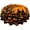 B, variant on Funny Halloween Pumpkin Round Tablecloth 60In,Water Resistant Spill Proof Large Table Cover for Indoor & Outdoor Family Gathering Dinner, BBQ Halloween, C