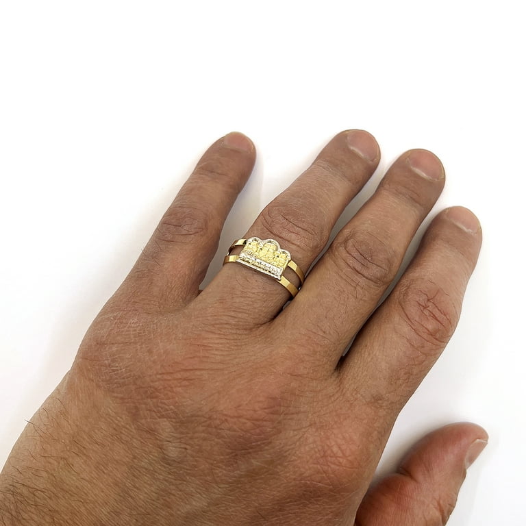 10K Yellow Gold Religious The Last Supper Ring Walmart