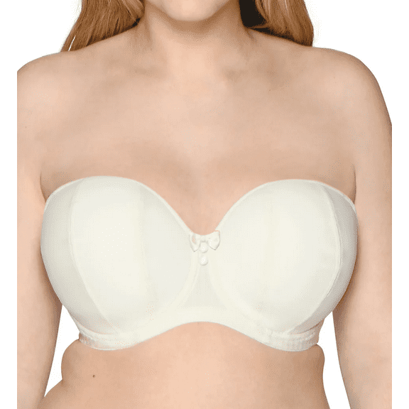 CURVY KATE Ivory Luxe Strapless Multiway Underwire Bra, US 28J, UK 28GG, NWOT