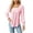 Pink, variant on My Items Shirts for Women Women's Long Sleeve Shirts Women's Tunic Tops Long Puff Sleeve Crew Neck Shirts Pleated Solid Tee Blouse Xxl