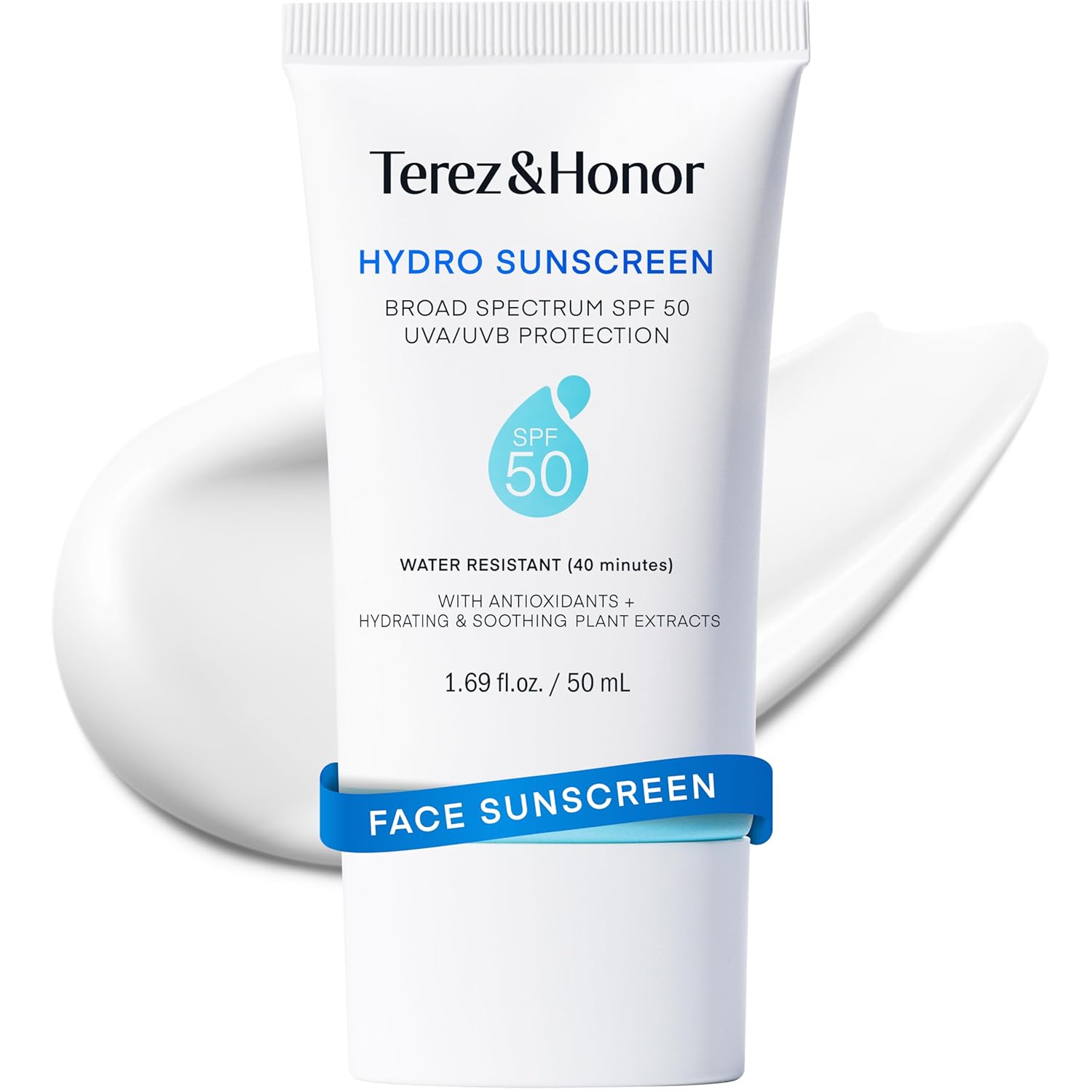 Terez & Honor Hydrating Face Sunscreen SPF 50, 1.69 oz photo 2