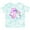 Tie Dye Green, variant on Inktastic I Am Five Years Old with Unicorn and Hearts Girls Toddler T-Shirt