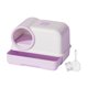 thumbnail image 4 of Caja de arena para gatos cerrada con tapa, fácil de limpiar, con pasillo con pala, arenero para gatos Púrpura, 4 of 8