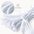 thumbnail image 5 of 100 Pieces 7mm x 12 Inch Pipe Cleaners, Thick Fuzzy White Chenille Stems for Craft Supplies Kids DIY Art Decorations, 5 of 6