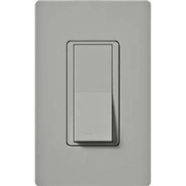 Lutron 01621 CA3PSGR CLARO ACC 3WAY SWITCH 15A GRAY Toggle Light