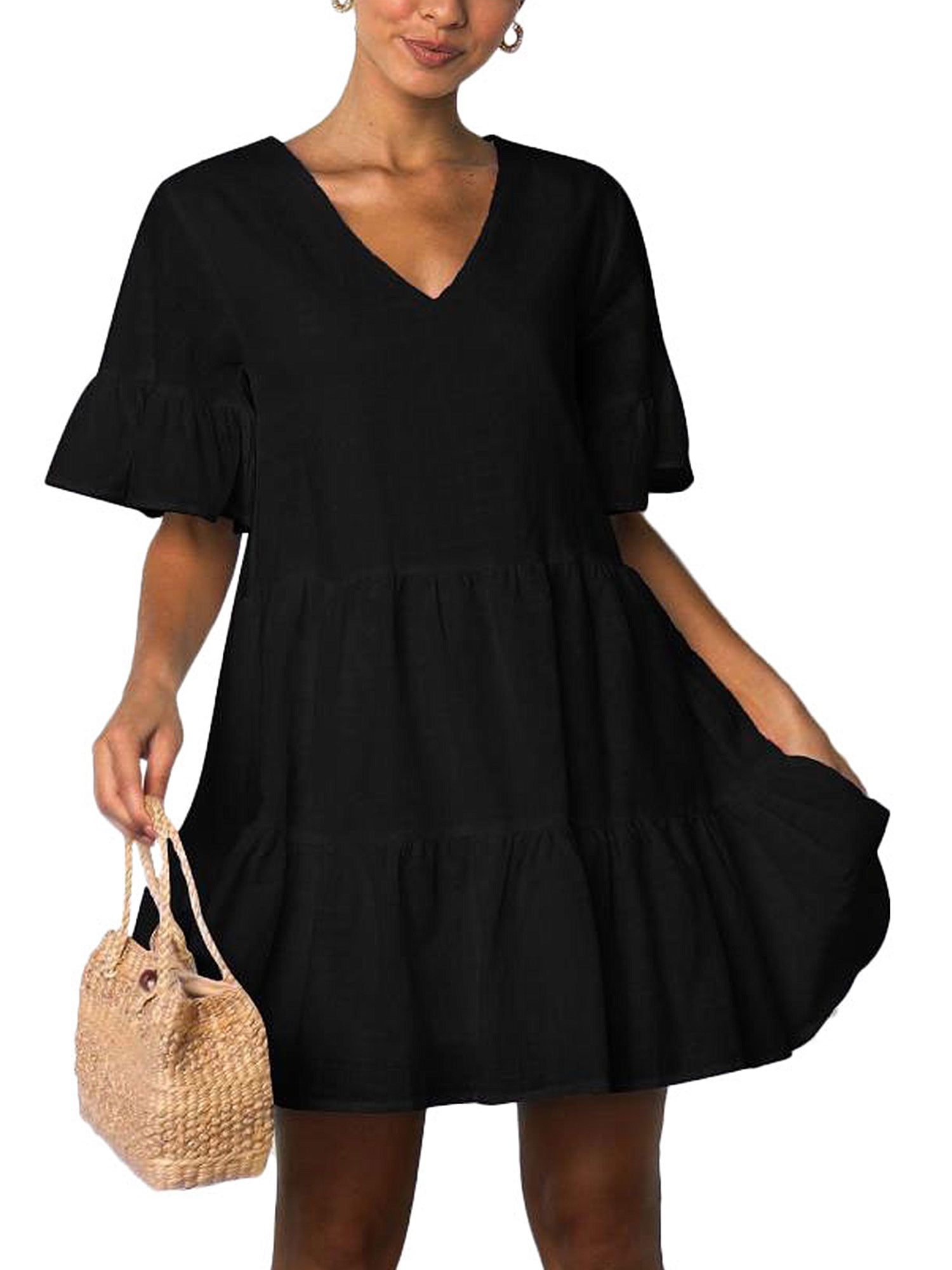 ladies smock dress