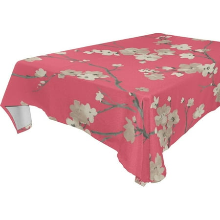 

POPCreation Plum Blossoms Tablecloth 60x104 inches