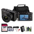 thumbnail image 1 of Panasonic Lumix S9 Mirrorless Camera with 18-40mm f/4.5-6.3 Lens (Black) + 64GB Memory Card + Lens Cap Keeper + Memory Card Wallet + USB Card Reader, SD/microSD + More, 1 of 7