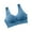 Blue, variant on Cotton Bras for Women Fashion Bra Solid Vest Camisole Breathable Push Up Tops Underwear V-Neck No Underwire Bra Feature Hook and Eye Closure Full-Figure Bra Style Y-94 , Blue-c