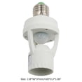 thumbnail image 2 of Zócalo E27 Lámpara PIR Sensor Bombilla Convertidor 110-240V Base con movimiento 5pcs, 2 of 5