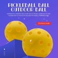 thumbnail image 4 of Innotech - Paquete de 4 Pelotas de Pickleball para Practicar Deportes Al Aire Libre en Interiores, con 40 Hoyos, 4 of 7