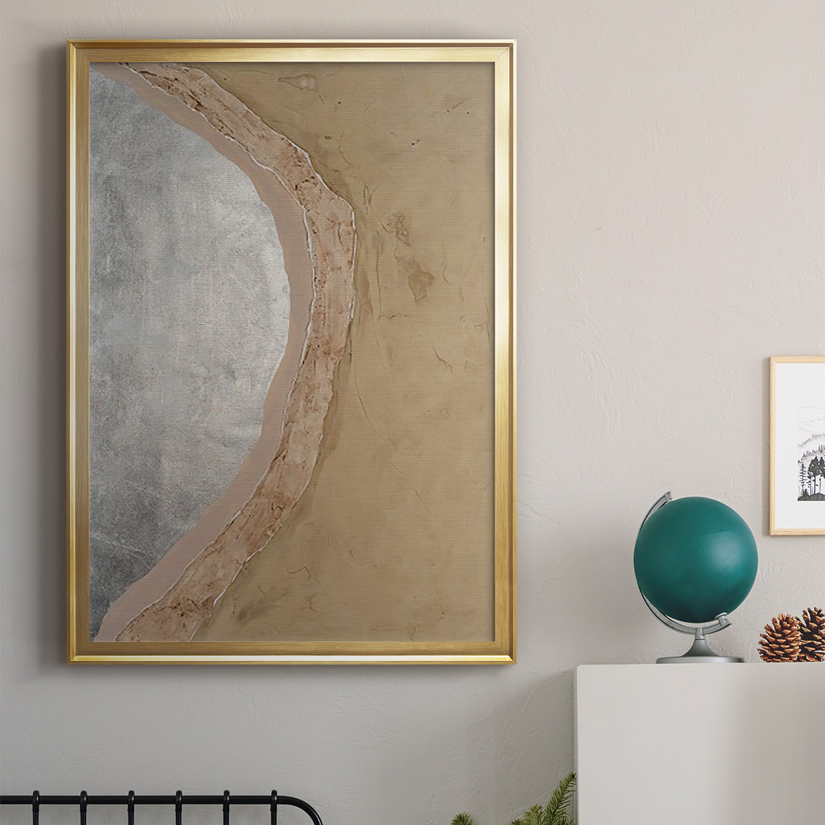 Silver Lake I Premium Framed Print, in Gold, Black, or Silver - Ready to Hang