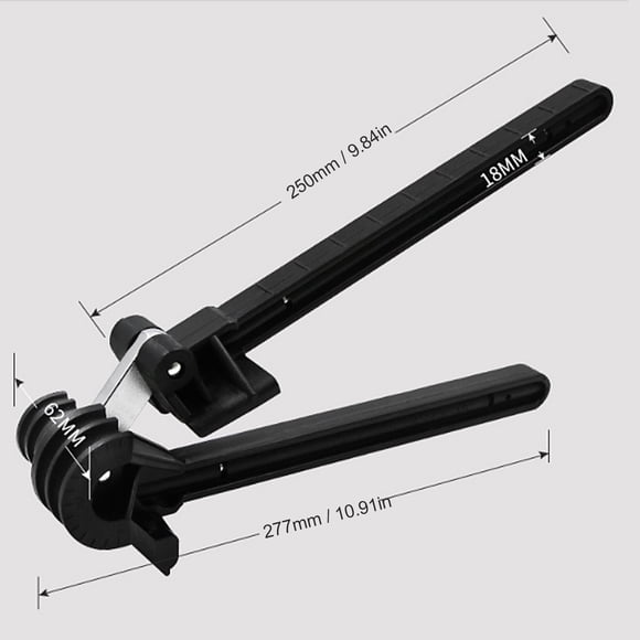 HERRAMIENTA DE FLEXIÓN DE TUBERÍA, DOBLADOR DE TUBERÍA, PLÁSTICO CONFIAVIABLE PARA MANGUERA DE ALUMINIO APLICACIÓN INDUSTRIAL TIPE DE COBRE
