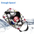 thumbnail image 6 of Goofa Tulips Flowers Printed Toiletry Bag with Handle,Large Capacity Travel Makeup Cosmetic Bag for Women, Carry on Airport Airline Compliant Bag, 6 of 9
