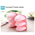 thumbnail image 2 of Lloopyting Cookie Cutters Silicone Kitchen Utensils Set Silicone Ice Cream Mold Ice Lolly Molds Ice With Sticks Tray Ice Froze Pink, 2 of 8