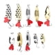 thumbnail image 1 of Señuelo de pesca, 10 piezas Señuelo de pesca con lentejuelas Cebo artificial Lentejuelas Señuelo de pesca Durabilidad probada en el tiempo, 1 of 8