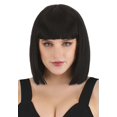 thumbnail image 1 of Women's Deep Black Bob Wig, 1 of 4