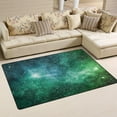 thumbnail image 2 of Dreamtimes Lightweight Non Slip Carpet Mats 60 x 39 inch (5'x 3'3"), Area Soft Rugs Floor Mat Rug Decoration for Kids Room Living Room Green Pattern Galaxy, 2 of 6