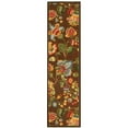 thumbnail image 3 of SAFAVIEH Chelsea Hayleigh Floral Wool Area Rug, Brown, 6' x 9', 3 of 10