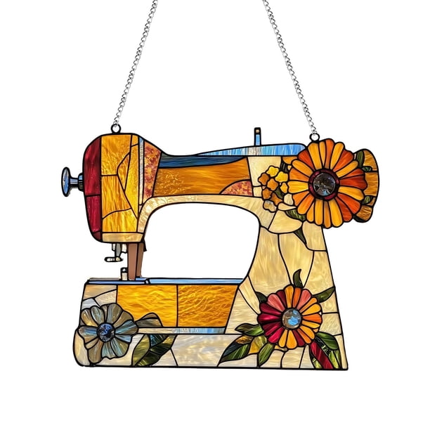 Colgante de Acrílico Decorativo Plano de Coser 20cm para Decoración Del Hogar Y Regalo