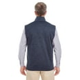 thumbnail image 3 of Devon & Jones DG797 Men's Newbury Melange Fleece Vest, 3 of 3