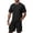 Black, variant on Men Summer Outfits,Men Outfits 2 Piece Fashion Casual Summer Drop Shoulder Oversize Tee Shirt Shorts Set Athletic Jogging Tracksuit,Mens 2 Piece Summer Outfit,Black,XX-Large