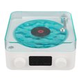 thumbnail image 1 of Altavoz Inalámbrico Estilo Tocadiscos, Luz Nocturna, Pantalla de Tiempo, Altavoz 3 en 1 Para Dormitorios de Niñas, Salas de Estar y Oficinas, 1 of 7