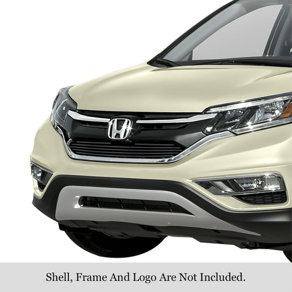 APS 2015-2016 Honda CR-V Black Stainless Steel Billet Grille horizontal billet