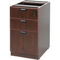 thumbnail image 5 of Boss Office Products 66 Inch Executive U-Shape Desk with Box/Box/File Storage Pedestal and 4 door Hutch, Mahogany, 5 of 7