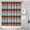 Blue and Brown, variant on Colorful Arrow Pattern Shower Curtain 36"x72" ,Bathroom Decorative Shower Curtains Set with 12 Hooks,Modern Waterproof Washable Shower Curtain