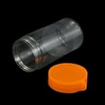 thumbnail image 2 of Unique Bargains Home Plastic Cylinder Shape Sealing Jar Food Storage Box Container Orange, 2 of 2