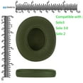 thumbnail image 6 of Geekria QuickFit Replacement Ear Pads Compatible with Beats Solo 2 (B0534) & Solo 3 (A1796) Wireless On-Ear Headphones, Ear Cushions (Green), 6 of 6