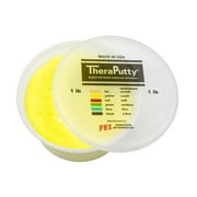CanDo TheraPutty Scented Hand Exercise Putty For Rehabilitation, Exercises, Hand Therapy, Occupational Therapy, Banana Scented, 1 Pound, Yellow