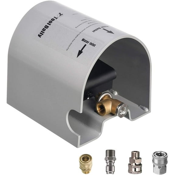 Tool Daily Pressure Washer Foot Valve for Sewer Jetter Kit, as Power Washer Ball Valve, 4000 Psi
