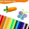 thumbnail image 2 of Chenille Stems Pipe Cleaners for DIY Arts and Crafts, Flexible Fuzzy Sticks for Creative Projects, Handmade Flower Bouquet Supplies, Multi-Color Material, 2 of 6