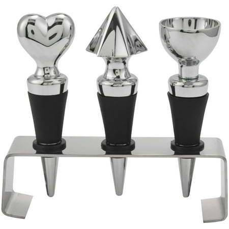 

3PCS Zinc Alloy Wine Stopper Creative Red Wine Wine Bottle Stopper Household Sealed Fresh Wine Wine Bottle Stopper