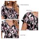 thumbnail image 5 of Blusa Boho De Manga Corta,Top De Gasa Informal Para Mujer Blusa De Manga Corta Para Mujer Top De Gasa Con Cuello En V Ultra Responsivo, 5 of 6