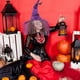 thumbnail image 3 of Sombrero de bruja de Halloween Cosplay Sombrero de bruja Decoración Festival Vestir Prop, 3 of 5