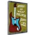 thumbnail image 1 of Tangletown Fine Art Guitar By Shanni Welsh,  Gallery Wrap Canvas, 1 of 2