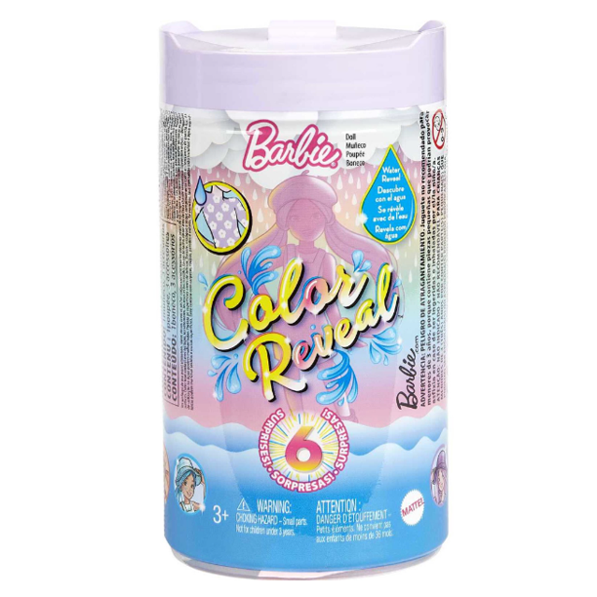 Barbie Color Reveal Doll Sunshine and Sprinkles Series with 7 Surpises Ages 5 and up