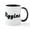 White/Black Inside, variant on CafePress - Mrs. Wiggins Mug - 11 oz Ceramic Mug - Novelty Coffee Tea Cup