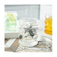 thumbnail image 2 of Lot de 4 Verres Mignons en Forme de Ondulée Rétro avec Paille Ensemble de Cuisine pour Café Jus-Hao-Yvan, 2 of 4