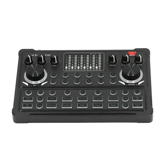 Live Sound Card, Dual DSP Chip Professional Avoidance Function Wide Compatibility Sound Effects Board For Home
