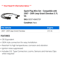 thumbnail image 2 of Spark Plug Wire Set - Compatible with 2007 - 2009 Jeep Grand Cherokee 3.7L V6 2008, 2 of 2