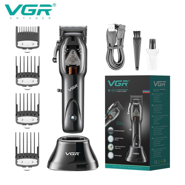 VGR Electric Hair Clipper USB USB Recargable Electric Electric Clipper VGR VGR