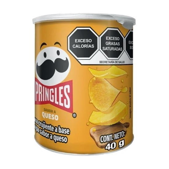 Papas Pringles Sabor a Queso Cheddar 40 g
