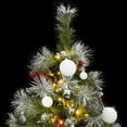 thumbnail image 3 of Árbol de Navidad artificial con bisagras VidaXL con 150 LED de 1,2 m, 3 of 9
