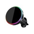 thumbnail image 1 of ZZHZGZ Canada Sale Wireless Mount Phone Holder with Fan & Rgb Light Modes Strong Vent Mount, 1 of 8